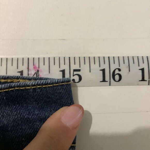 Everlane Women's The Way-High Denim Shorts Size 27 Medium Wash 5 Pocket Frayed - Picture 6 of 9